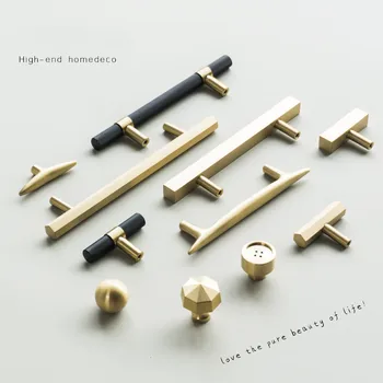 Brass Handles Lightweight and Luxury Nordic Brass Handle Drawer Wardrobe Cabinet Modern Simplicity
Brass Handles Lightweight and Luxury Nordic Brass Handle Drawer Wardrobe Cabinet Modern Simplicity