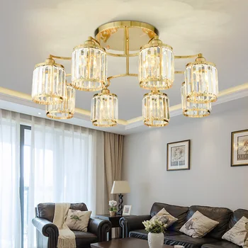 Modern Crystal LED Ceiling Light Fixture for Indoor Lamp Lamparas De Techo Round Mounting Ceiling Lamp for Bedroom LED Bulbs E27
Modern Crystal LED Ceiling Light Fixture for Indoor Lamp Lamparas De Techo Round Mounting Ceiling Lamp for Bedroom LED Bulbs E27