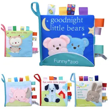 Baby 3D Animal Sound Cloth Book Intelligence Activity Stroller Pendant Toy Baby Fabric Book Toy learning Educational Toy For kid
Baby 3D Animal Sound Cloth Book Intelligence Activity Stroller Pendant Toy Baby Fabric Book Toy learning Educational Toy For kid