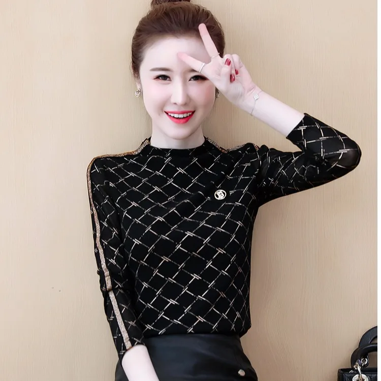 Large Size Dress Half-Turtle-Neck plus Velvet T-shirt 2019 New Style Western Style Long Sleeve Slim Fit Gauze Tops Base Shirt Au
Large Size Dress Half-Turtle-Neck plus Velvet T-shirt 2019 New Style Western Style Long Sleeve Slim Fit Gauze Tops Base Shirt Au