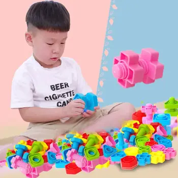 32PCS 32PCS Screws&Nuts Montessori Screw Building Blocks Plastic Insert Blocks Nut Shape Toys Educational Toys Girls Baby Toys
32PCS 32PCS Screws&Nuts Montessori Screw Building Blocks Plastic Insert Blocks Nut Shape Toys Educational Toys Girls Baby Toys