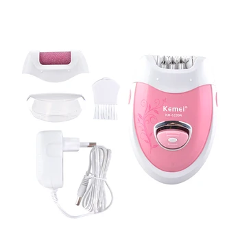 Kemei Hair Epilator 2 in 1 Epilator Cordless Rechargeable Remover Depilador Electric Lady Epilator Electric Foot Callus Remover
Kemei Hair Epilator 2 in 1 Epilator Cordless Rechargeable Remover Depilador Electric Lady Epilator Electric Foot Callus Remover