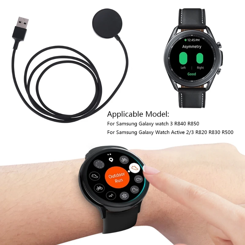 Wireless Fast Charging Cable For Samsung- Galaxy- Watch 3 Active 123 Sports Watch USB Power Supply Cradle Adapter
Wireless Fast Charging Cable For Samsung- Galaxy- Watch 3 Active 123 Sports Watch USB Power Supply Cradle Adapter