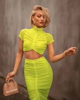 Turtleneck Backless Pleated Bandage Dress INS style Hot sale Party Pub sexy women celebrity body con dresses wholesale
Turtleneck Backless Pleated Bandage Dress INS style Hot sale Party Pub sexy women celebrity body con dresses wholesale