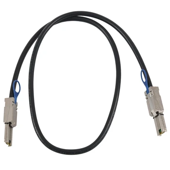 1m 28AWG External Mini SAS 26-Pin SFF-8088 Male to Mini SAS 26-Pin SFF-8088 Male Cable, Black
1m 28AWG External Mini SAS 26-Pin SFF-8088 Male to Mini SAS 26-Pin SFF-8088 Male Cable, Black