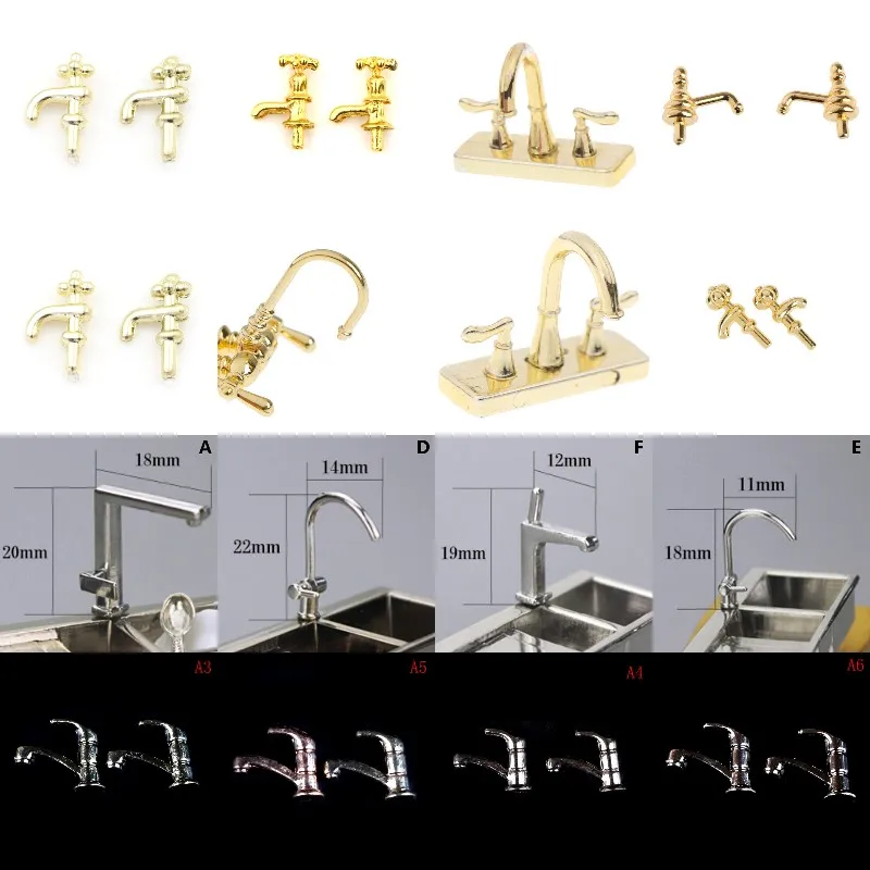Dollhouse Miniature Bath Shower Modeling Toilet Bathtub Faucet Simulation Water Tap Toys For Doll House Furniture Toys
Dollhouse Miniature Bath Shower Modeling Toilet Bathtub Faucet Simulation Water Tap Toys For Doll House Furniture Toys