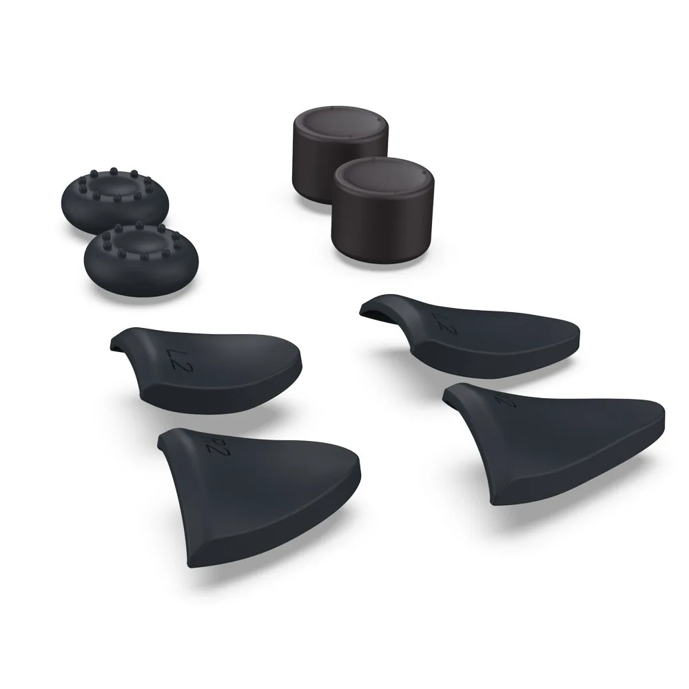 8in1 Thumb Stick Grip Cap For PS5 L2 R2 Joystick Cover Button Trigger Extenders For Dualshock 5 Controller Thumbstick case cover
8in1 Thumb Stick Grip Cap For PS5 L2 R2 Joystick Cover Button Trigger Extenders For Dualshock 5 Controller Thumbstick case cover