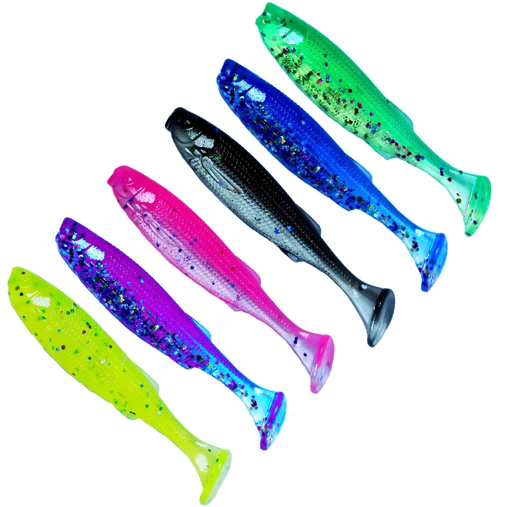 Рыболовная приманка Shad 2021 T силиконовая Мягкая червяк т | Спорт и развлечения