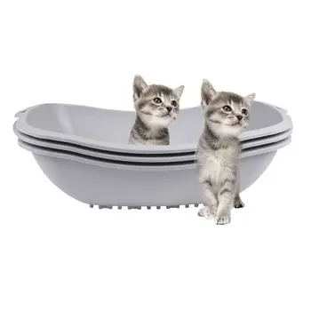 3 Pcs Cat Litter Box Cat Toilet Deodorant Large Anti-spatter Cat Tub Shit Oversized Cat Litter Cat Supplies Cat Litter Box
3 Pcs Cat Litter Box Cat Toilet Deodorant Large Anti-spatter Cat Tub Shit Oversized Cat Litter Cat Supplies Cat Litter Box
