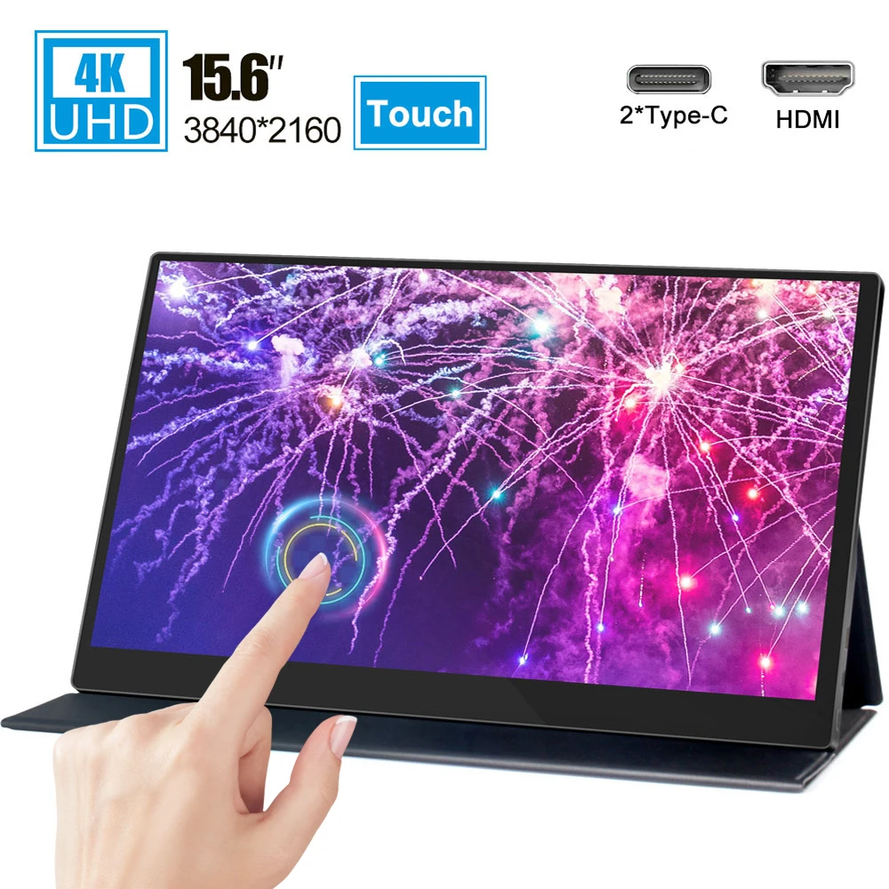 15.6 Inch gaming monitor Touch screen lcd display 3840x2160 Portable Monitor 4K for computer raspberry Huawei Samsung G5 Macbook
15.6 Inch gaming monitor Touch screen lcd display 3840x2160 Portable Monitor 4K for computer raspberry Huawei Samsung G5 Macbook