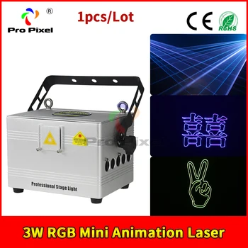 1pc 3W RGB Animation Laser Stage Light Programmable Projector Led Dmx Dj Light For Disco Bar Nightclub
1pc 3W RGB Animation Laser Stage Light Programmable Projector Led Dmx Dj Light For Disco Bar Nightclub