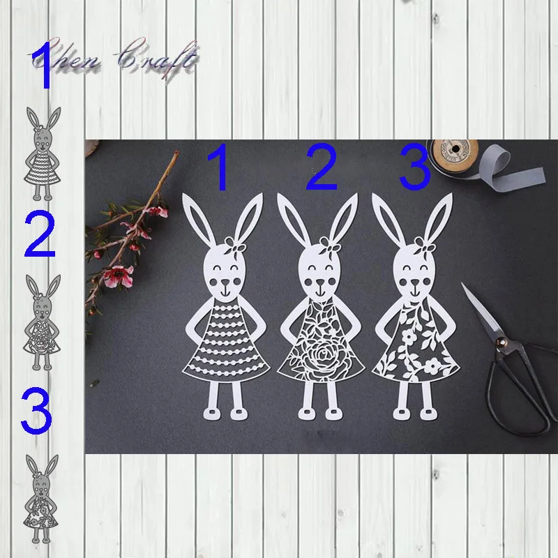Cute three rabbits Metal Cutting Dies for DIY Scrapbooking Album Paper Cards Making Decorative Crafts Supplies 2019 New
Cute three rabbits Metal Cutting Dies for DIY Scrapbooking Album Paper Cards Making Decorative Crafts Supplies 2019 New