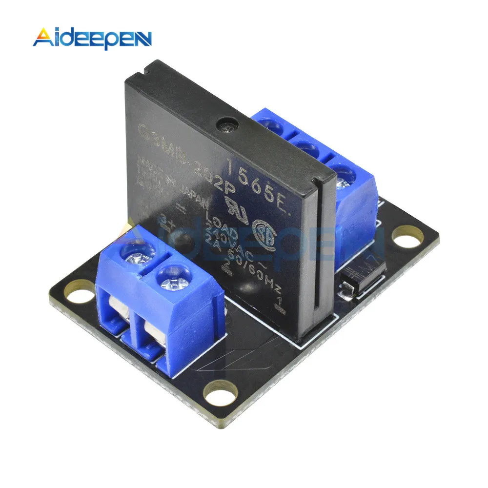 G3MB-202P 1 Channel Solid State Relay Board Module PCB SSR 5V DC For Arduino High Level Fuse
G3MB-202P 1 Channel Solid State Relay Board Module PCB SSR 5V DC For Arduino High Level Fuse