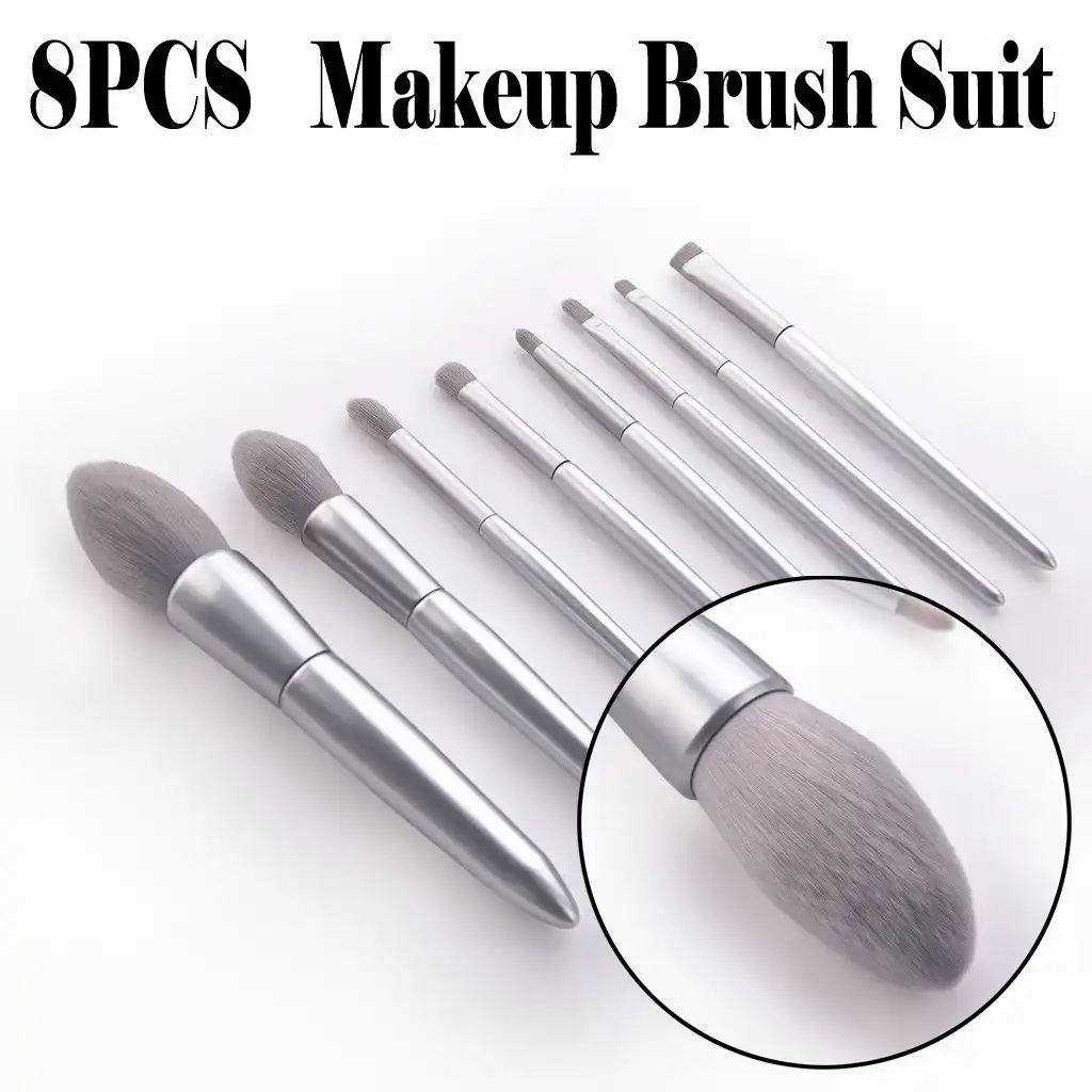 1-8pcs makeup brushes set for foundation powder brush eyeshadow