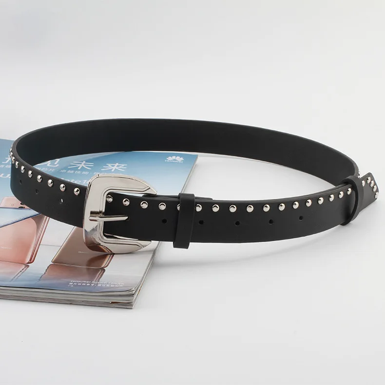 2020 New Steam Punk Black Brown Wide Leather Studded Waist Belt Female Male Cowgirl Western Belts for Women Men Jeans Cinturon
2020 New Steam Punk Black Brown Wide Leather Studded Waist Belt Female Male Cowgirl Western Belts for Women Men Jeans Cinturon