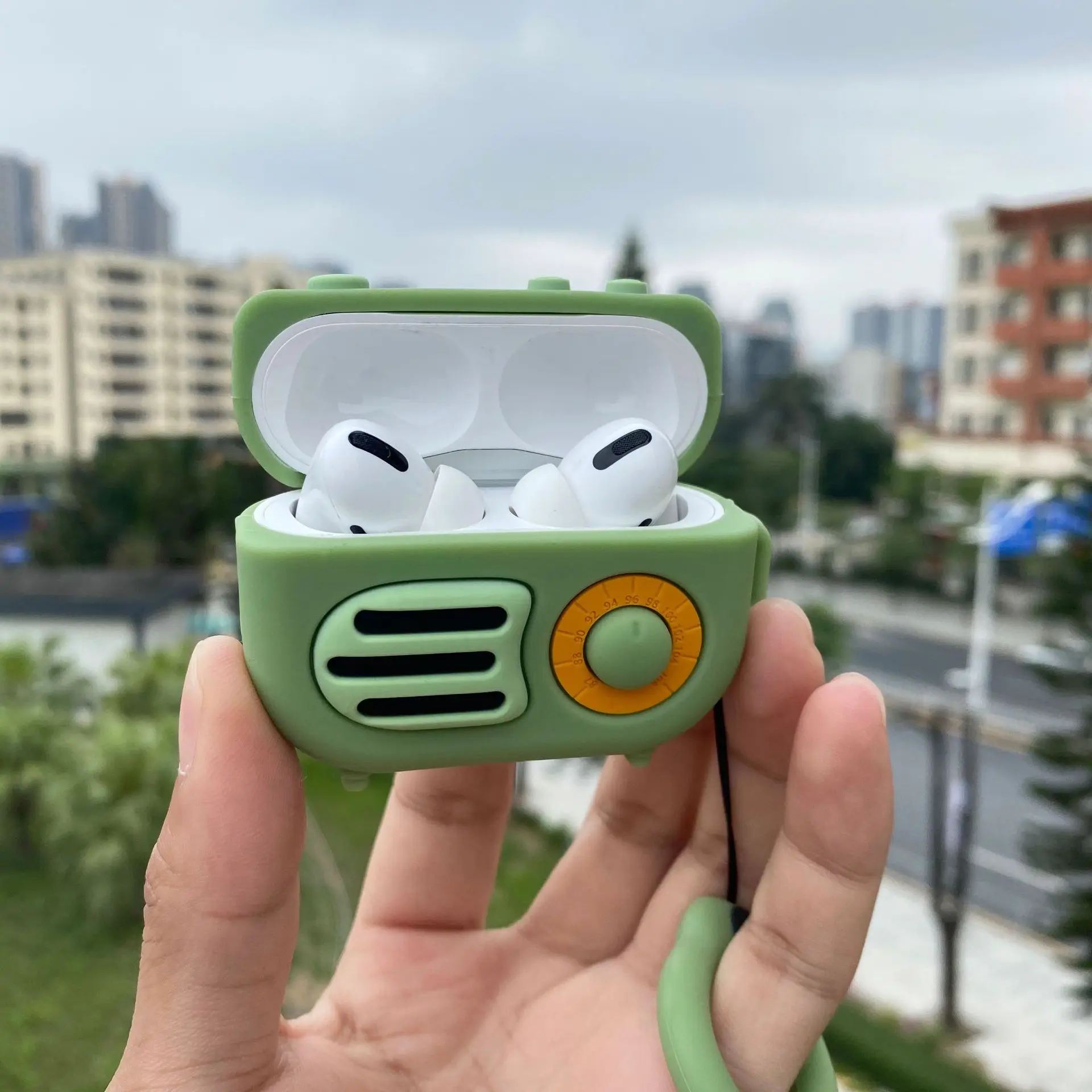 Creative Earphone Protective Case for Airpods Pro Silicone Case Non-slip Anti-fall Protective Cover Bluetooth Earphone Accessory
Creative Earphone Protective Case for Airpods Pro Silicone Case Non-slip Anti-fall Protective Cover Bluetooth Earphone Accessory