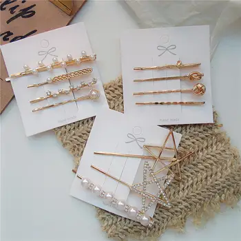 Retro Geometric Rhinestone Love Hearted Star Hairpin Bangs Clip Pearl Temperament Simple Edge Clip
Retro Geometric Rhinestone Love Hearted Star Hairpin Bangs Clip Pearl Temperament Simple Edge Clip