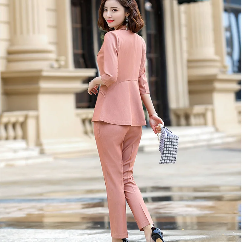 Pink Suit WOMEN'S Suit Spring 2019 New Style Fashion Wear Ol Half-sleeve Shirt Suit Office Workers WOMEN'S Suit Is 
Pink Suit WOMEN'S Suit Spring 2019 New Style Fashion Wear Ol Half-sleeve Shirt Suit Office Workers WOMEN'S Suit Is