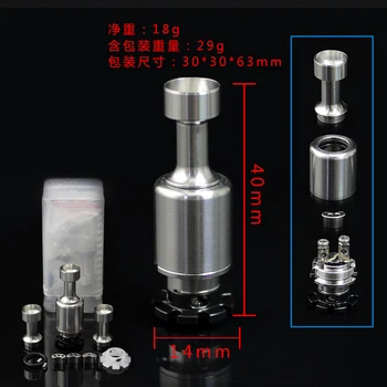 SXK Insider MTL Edition RBA air flow control rebuildable atomizer for the Billet Box BB MINI BB BOX vs SVT CROSSBOW RBA
SXK Insider MTL Edition RBA air flow control rebuildable atomizer for the Billet Box BB MINI BB BOX vs SVT CROSSBOW RBA