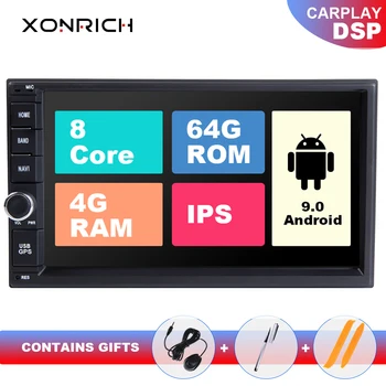 IPS DSP 4G RAM 64G 7Inch 2 Din Android 9.0 AutoRadio Qcta Core Universal Multimedia Car NO DVD player GPS Stereo Audio Head unit
IPS DSP 4G RAM 64G 7Inch 2 Din Android 9.0 AutoRadio Qcta Core Universal Multimedia Car NO DVD player GPS Stereo Audio Head unit