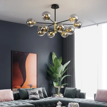 Nordic minimalist LED Chandelier E27 Round Ball Light Ceilling Lamps magic bean chandelier Light Fixtures bedroom Light
Nordic minimalist LED Chandelier E27 Round Ball Light Ceilling Lamps magic bean chandelier Light Fixtures bedroom Light