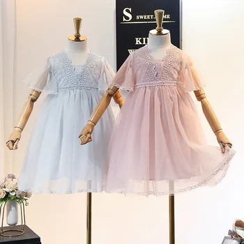 5355 Flare Sleeve Lace Embroidery Princess Baby Girl Dress 2020 Summer Party Wedding Kid Dress For Girl Wholesale Child Clothes
5355 Flare Sleeve Lace Embroidery Princess Baby Girl Dress 2020 Summer Party Wedding Kid Dress For Girl Wholesale Child Clothes