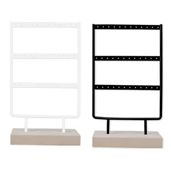 Wood Base Metal Jewelry Holder Display Stand Dangle Earrings Hanging 36 Holes Multi-functional Professional Holder Organizer
Wood Base Metal Jewelry Holder Display Stand Dangle Earrings Hanging 36 Holes Multi-functional Professional Holder Organizer