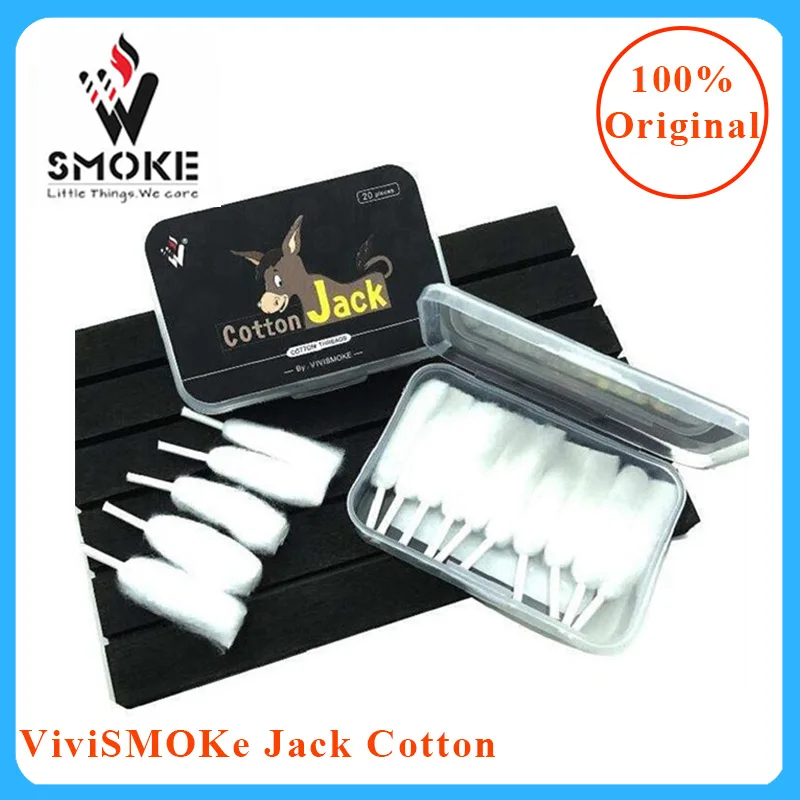 20pcs ViviSMOKe Jack Cotton Vape Cotton Pre-loaded organic Cotton for DIY RDA RBA Atomizer Coil Wick vs Firebolt Cotton
20pcs ViviSMOKe Jack Cotton Vape Cotton Pre-loaded organic Cotton for DIY RDA RBA Atomizer Coil Wick vs Firebolt Cotton