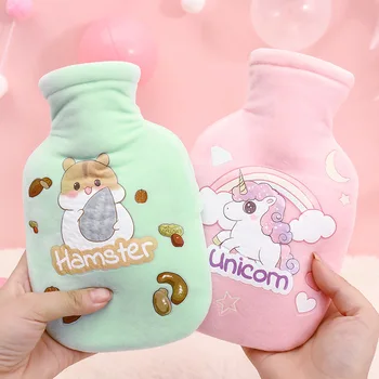Plush Thick Double-layer Safety Hot Water Bottle Water Injection Explosion-proof Cute Hand Warmer Belly Warmer As Girl Gift
Plush Thick Double-layer Safety Hot Water Bottle Water Injection Explosion-proof Cute Hand Warmer Belly Warmer As Girl Gift