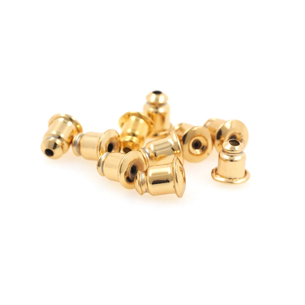 10PCS Gold Brass Earplugs Copper Earring Back For Earrings Studs DIY Jewelry Making Accessories
10PCS Gold Brass Earplugs Copper Earring Back For Earrings Studs DIY Jewelry Making Accessories