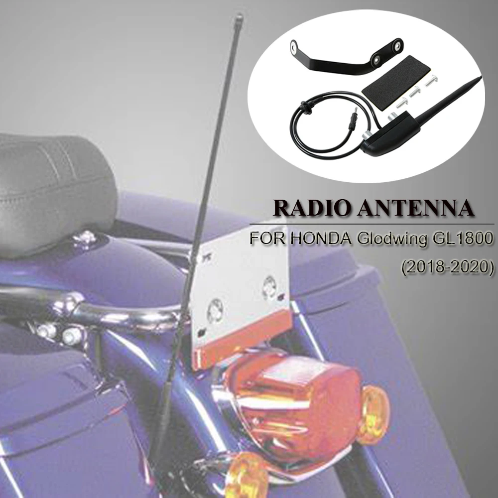 

Motorcycle Accessories 87CM Channel CB Radio Antenna Base FOR HONDA Glodwing 1800 GL1800 2018 2019 2020