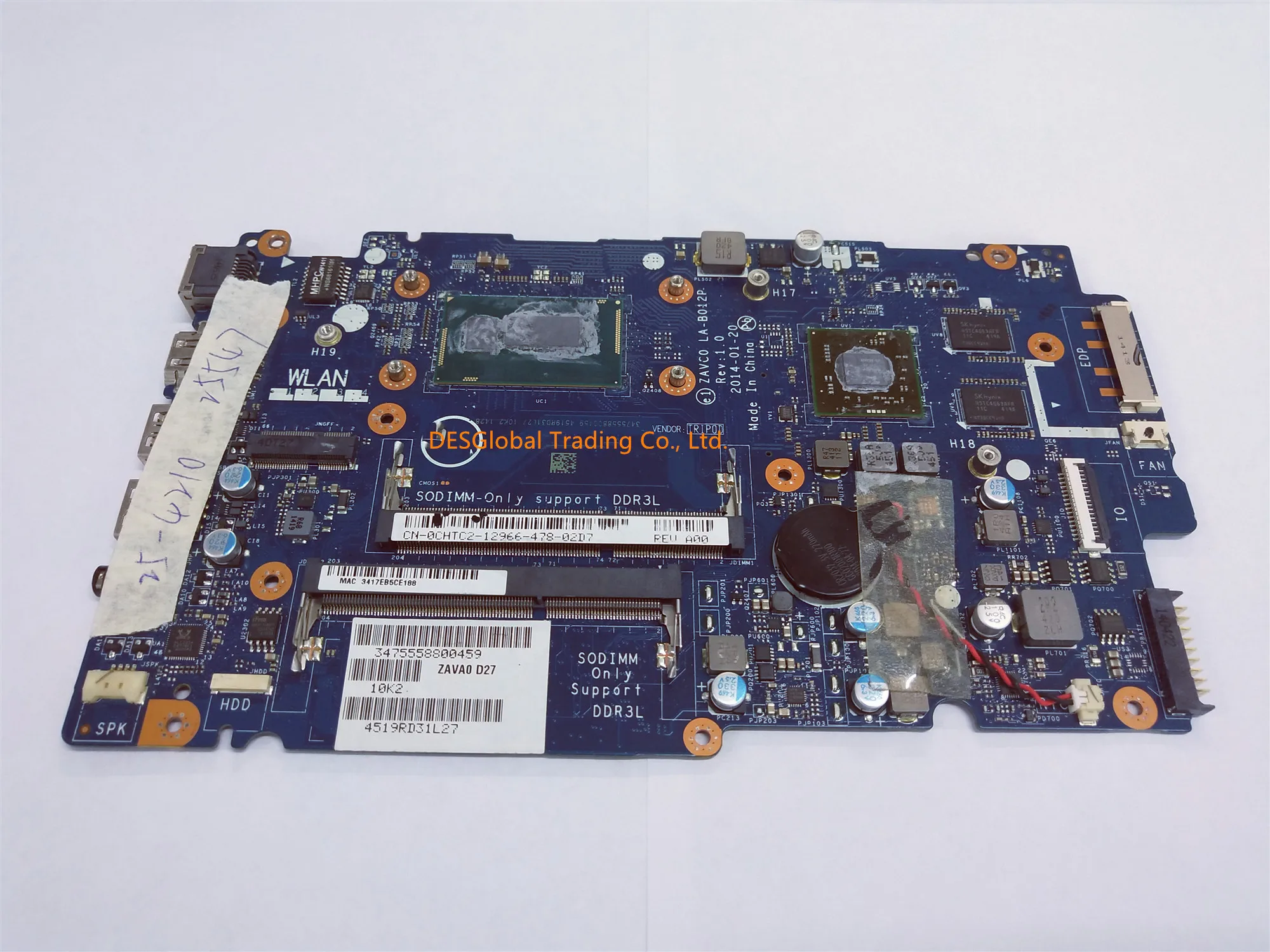 CN-0CHTC2 0CHTC2 0CHTC2 For Dell Inspiron 5447 5547 Laptop Motherboard ZAVA0 LA-B012P i5-4210U 216-0858020 Mainboard 100% Test
CN-0CHTC2 0CHTC2 0CHTC2 For Dell Inspiron 5447 5547 Laptop Motherboard ZAVA0 LA-B012P i5-4210U 216-0858020 Mainboard 100% Test