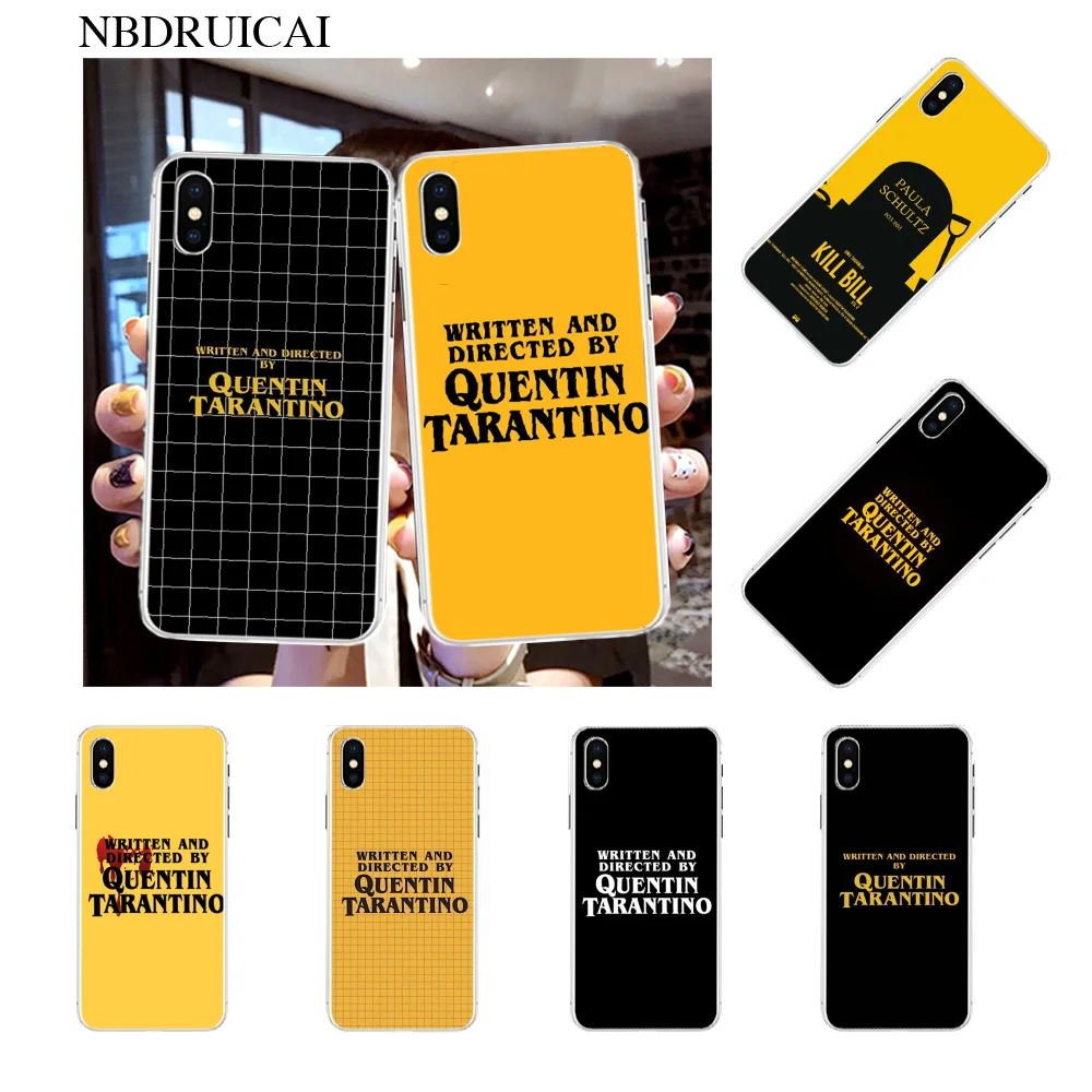 NBDRUICAI Written Directed Quentin Tarantino TPU Soft Rubber Phone Cover for iPhone 11 pro XS MAX 8 7 6 6S Plus X 5S SE XR cover
NBDRUICAI Written Directed Quentin Tarantino TPU Soft Rubber Phone Cover for iPhone 11 pro XS MAX 8 7 6 6S Plus X 5S SE XR cover