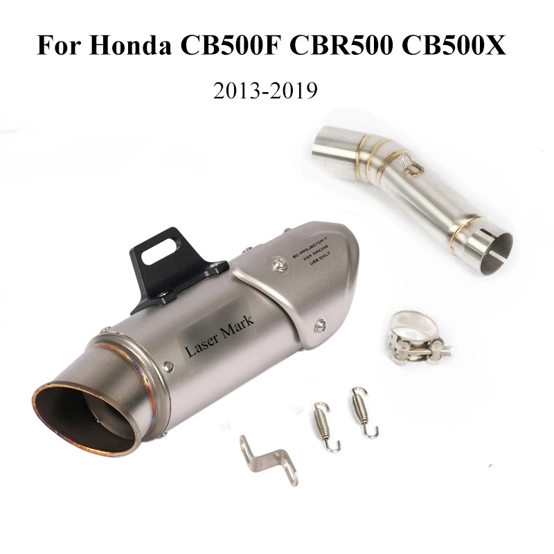 Slip On For Honda CBR500 CB500X CB500F 2013-2019 Motorcycle Exhaust Pipe Tip Muffler Escape connect Mid Section Tube link Pipe
Slip On For Honda CBR500 CB500X CB500F 2013-2019 Motorcycle Exhaust Pipe Tip Muffler Escape connect Mid Section Tube link Pipe