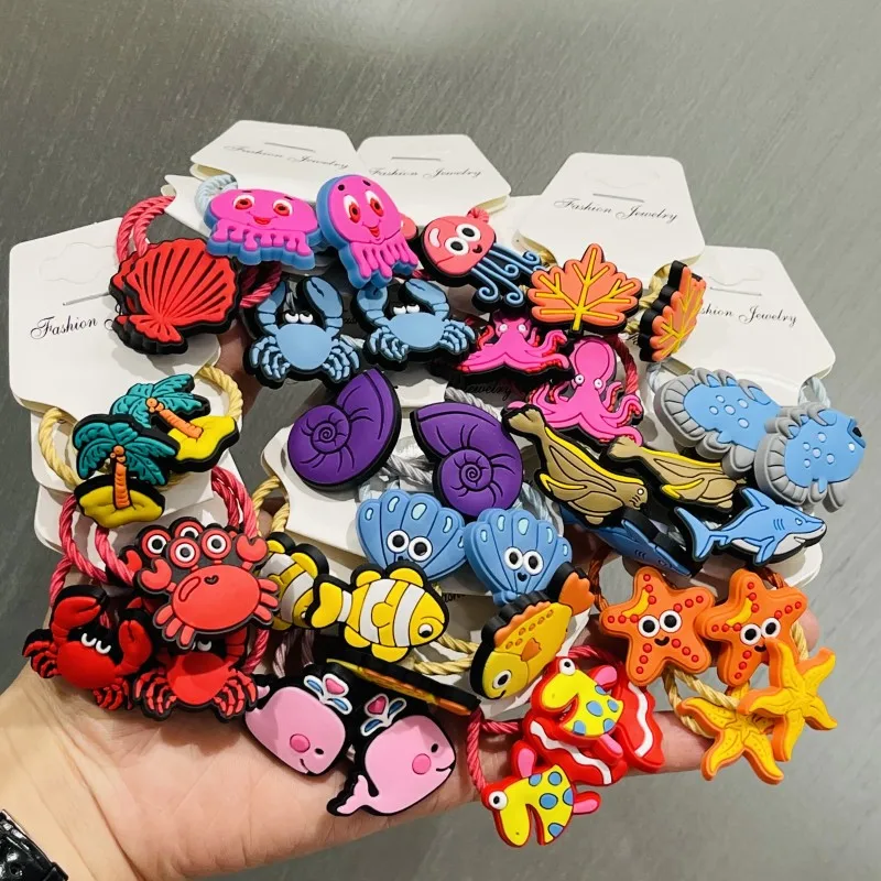 2PCS Cute Animals Octopus Starfish Fish Cartoon Headwear Kids Elastic Hair Bands Baby Headdress Children Ropes Girls Accessories
2PCS Cute Animals Octopus Starfish Fish Cartoon Headwear Kids Elastic Hair Bands Baby Headdress Children Ropes Girls Accessories