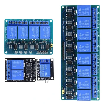 1 2 4 8 Channel DC 5V Relay Module with Optocoupler Low Level Trigger Expansion Board for arduino
1 2 4 8 Channel DC 5V Relay Module with Optocoupler Low Level Trigger Expansion Board for arduino