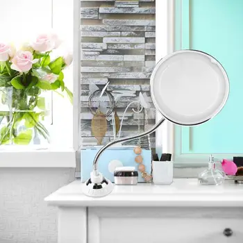 360 Degrees 10X Folding Rotating Makeup Mirror LED Magnifying Vanity Mirror Bath Mirrors
360 Degrees 10X Folding Rotating Makeup Mirror LED Magnifying Vanity Mirror Bath Mirrors