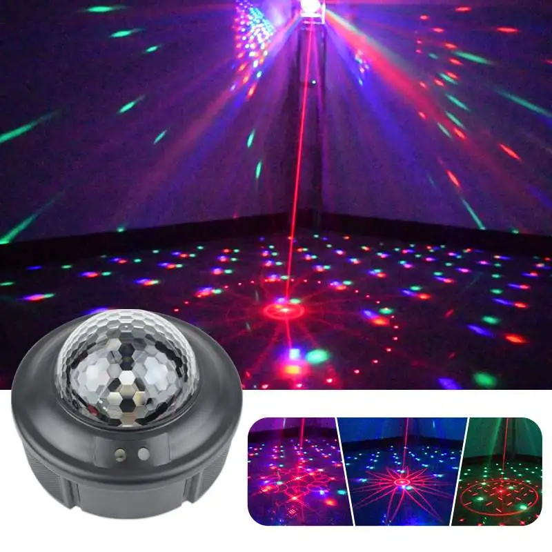 Smuxi RGB Stage Light 90 Patterns Laser Projector LED Crystal Disco magic Ball Sound Activated Disco Ball Party Lighting Effect
Smuxi RGB Stage Light 90 Patterns Laser Projector LED Crystal Disco magic Ball Sound Activated Disco Ball Party Lighting Effect