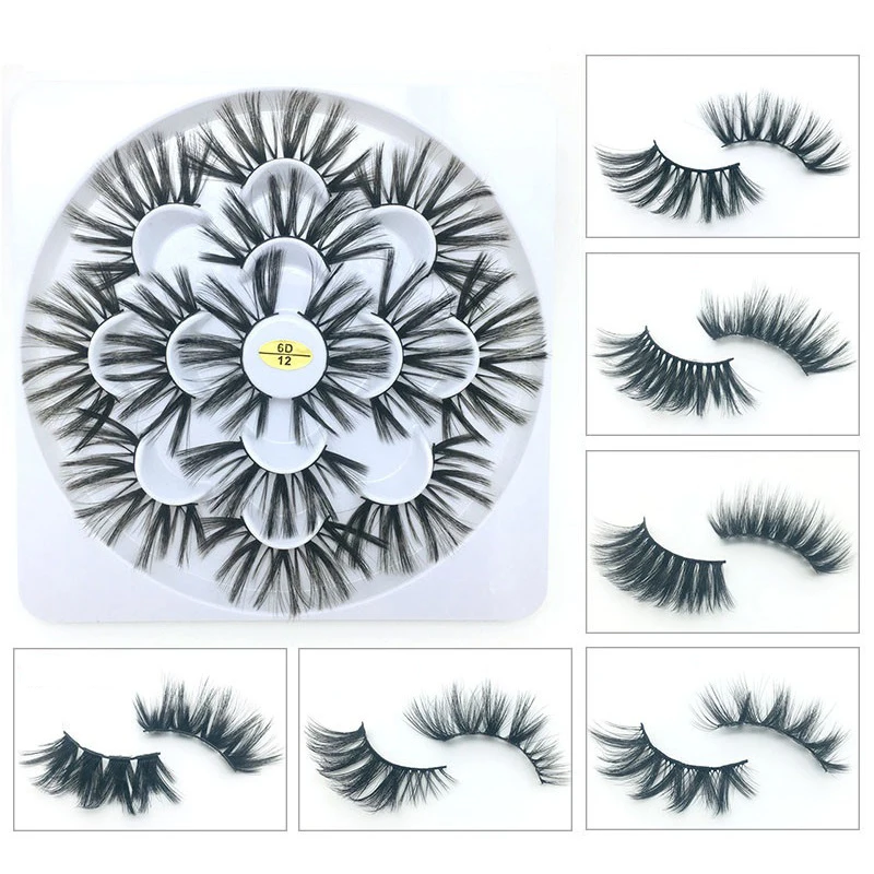 7Pairs 3D Soft Faux Mink Hair False Eyelashes Natural Messy Eyelash Crisscross Wispy Fluffy Lashes Extension Eye Makeup Tools
7Pairs 3D Soft Faux Mink Hair False Eyelashes Natural Messy Eyelash Crisscross Wispy Fluffy Lashes Extension Eye Makeup Tools