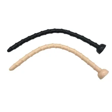 El nuevo 47CM * 2CM Extra largo roscado de corte trasero Anal enchufe hombres y mujeres Anal enchufe cola juguetes sexuales para mujer Bdsm Juguetes(China)