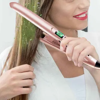 Tourmaline Ceramics Hair Straightener Plates Flat Iron LCD Digital Display Electric Auto Off Fast Heating Mini Portable
Tourmaline Ceramics Hair Straightener Plates Flat Iron LCD Digital Display Electric Auto Off Fast Heating Mini Portable