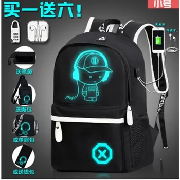 Luminous Mucis Men Canvas Backpack Laptop College Student School Bags for Teenager Backpack 2020 Large capacity Mochila
Luminous Mucis Men Canvas Backpack Laptop College Student School Bags for Teenager Backpack 2020 Large capacity Mochila