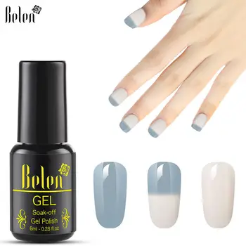 Belen Grey Temperature Color-Changing Gel Polish Soak Off UV LED Nail Varnish Primer Gel Polish Beauty Salon Manicure 8ML
Belen Grey Temperature Color-Changing Gel Polish Soak Off UV LED Nail Varnish Primer Gel Polish Beauty Salon Manicure 8ML
