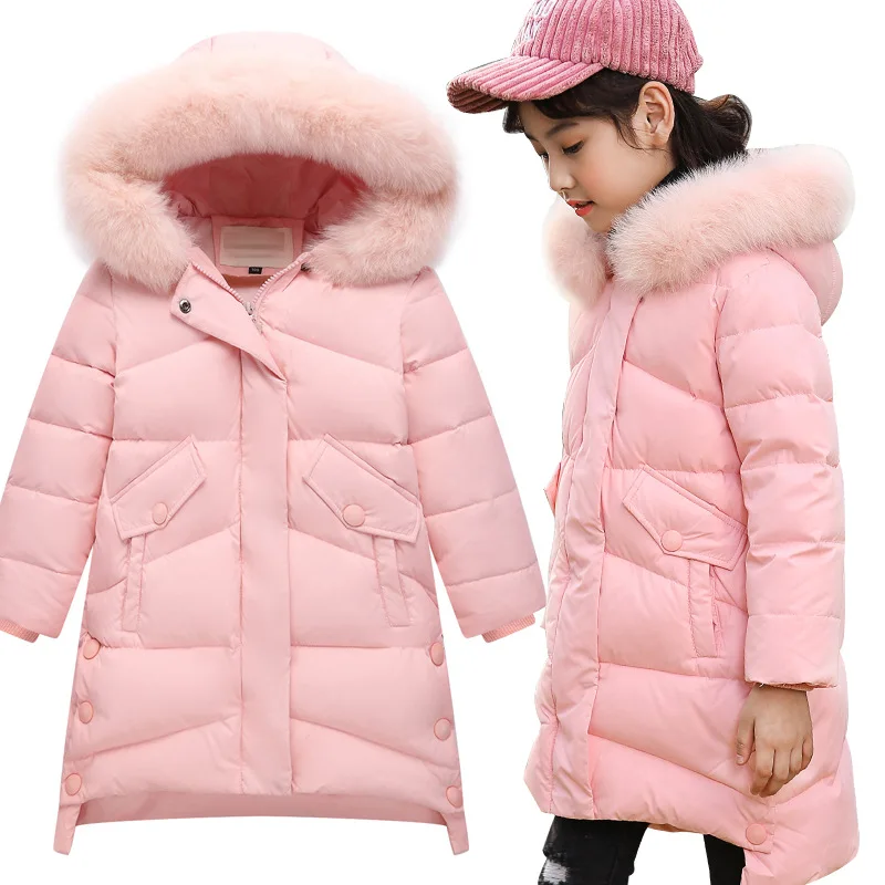 2019 New Style Thick CHILDREN'S down Jacket Girls Mid-length Korean-style Large Childrenswear Western Style White Duck down Pare 
2019 New Style Thick CHILDREN'S down Jacket Girls Mid-length Korean-style Large Childrenswear Western Style White Duck down Pare