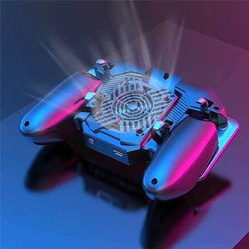 Six Finger Game Controller Rechargeable For PUBG Mobile Games L1 R1 Game Trigger Gamepad with Cooling Fan for IOS Android Phones
Six Finger Game Controller Rechargeable For PUBG Mobile Games L1 R1 Game Trigger Gamepad with Cooling Fan for IOS Android Phones