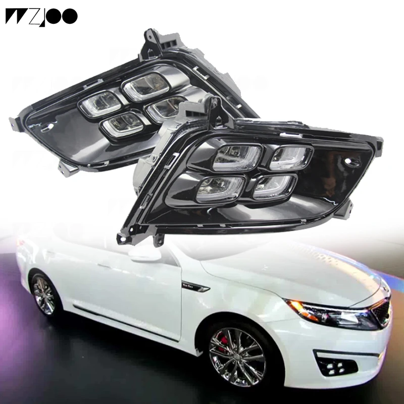 Car Flashing LED Daytime Running Light DRL Day Lights Fog Lamp Fog lamp Cover Daytime Running Lights ForKIA Optima K5 2014~2015
Car Flashing LED Daytime Running Light DRL Day Lights Fog Lamp Fog lamp Cover Daytime Running Lights ForKIA Optima K5 2014~2015