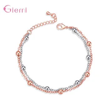 New 2020 Arrivals European and American 925 Sterling Silver Personality Fashion Bracelets Beads Bangles for Women 
New 2020 Arrivals European and American 925 Sterling Silver Personality Fashion Bracelets Beads Bangles for Women