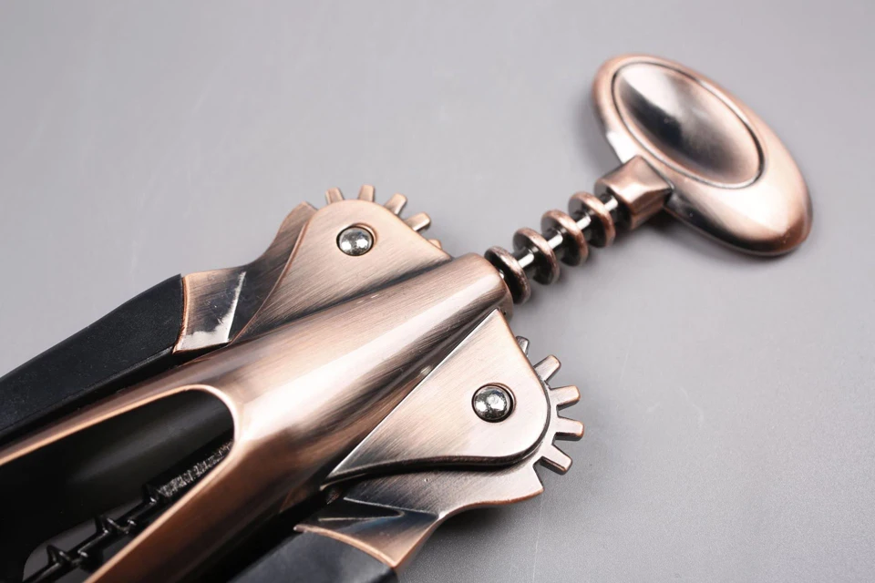 Zinc Alloy Wine Corkscrew Luxurious Wine Opener Air Pressure Simple Bronzer Wine Bottle Opener