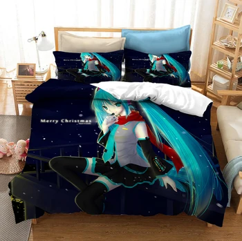 Comic Hatsune Miku Bedding Set Bedroom Decor Hypoallergenic Quilt Cover 1PC Duvet Cover with Pillowcase Dropship
Comic Hatsune Miku Bedding Set Bedroom Decor Hypoallergenic Quilt Cover 1PC Duvet Cover with Pillowcase Dropship