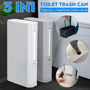 Plastic Trash Can with Toilet Brush Thin Waste Bin Dustbin Garbage For Bathroom10L Narrow Plastic Trash Can Set with Toilet Brus
Plastic Trash Can with Toilet Brush Thin Waste Bin Dustbin Garbage For Bathroom10L Narrow Plastic Trash Can Set with Toilet Brus